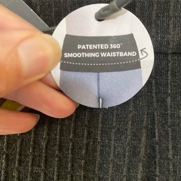 Lysse sz XXL Two-Tone Charcoal Track Pants with Pinstripes and Gray Side Stripes - Picture 7 of 9